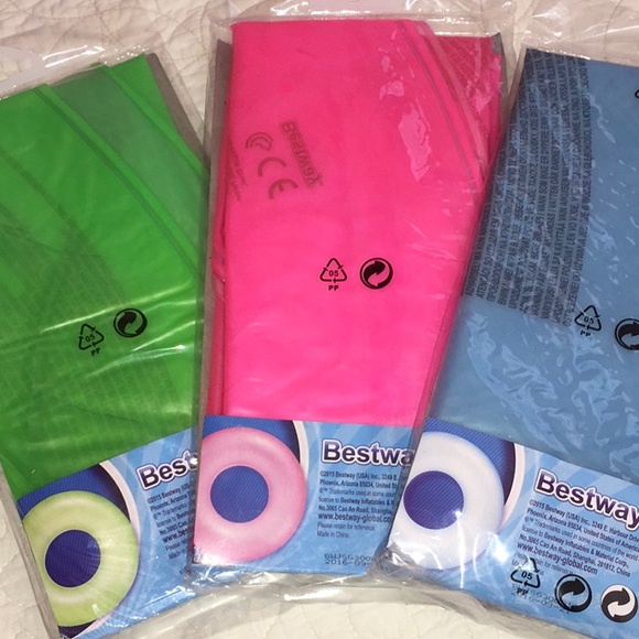 NWT Frosted Neon Swim Ring - Picture 2 of 3